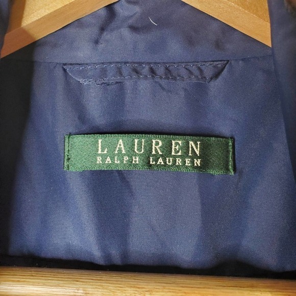 Lauren Ralph Lauren Quilted Puffer Vest Navy Sz L - Picture 6 of 9